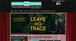 Desktop Screenshot of madisonartcinemas.com