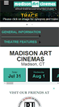 Mobile Screenshot of madisonartcinemas.com